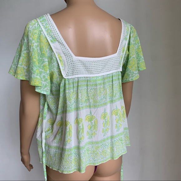 Free people floral neon square top - Picture 5 of 8